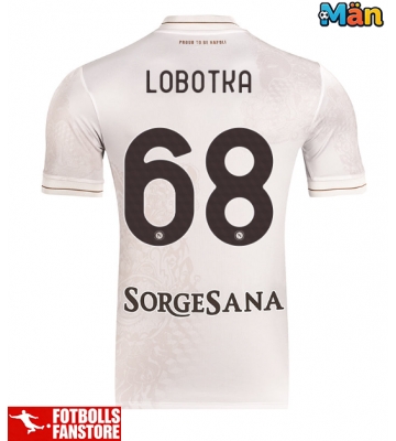 SSC Napoli Stanislav Lobotka #68 Bortatröja 2025-26 Kortärmad